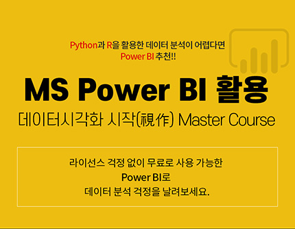 MS Power BI 데이터 시각화 _ 분석 DIY